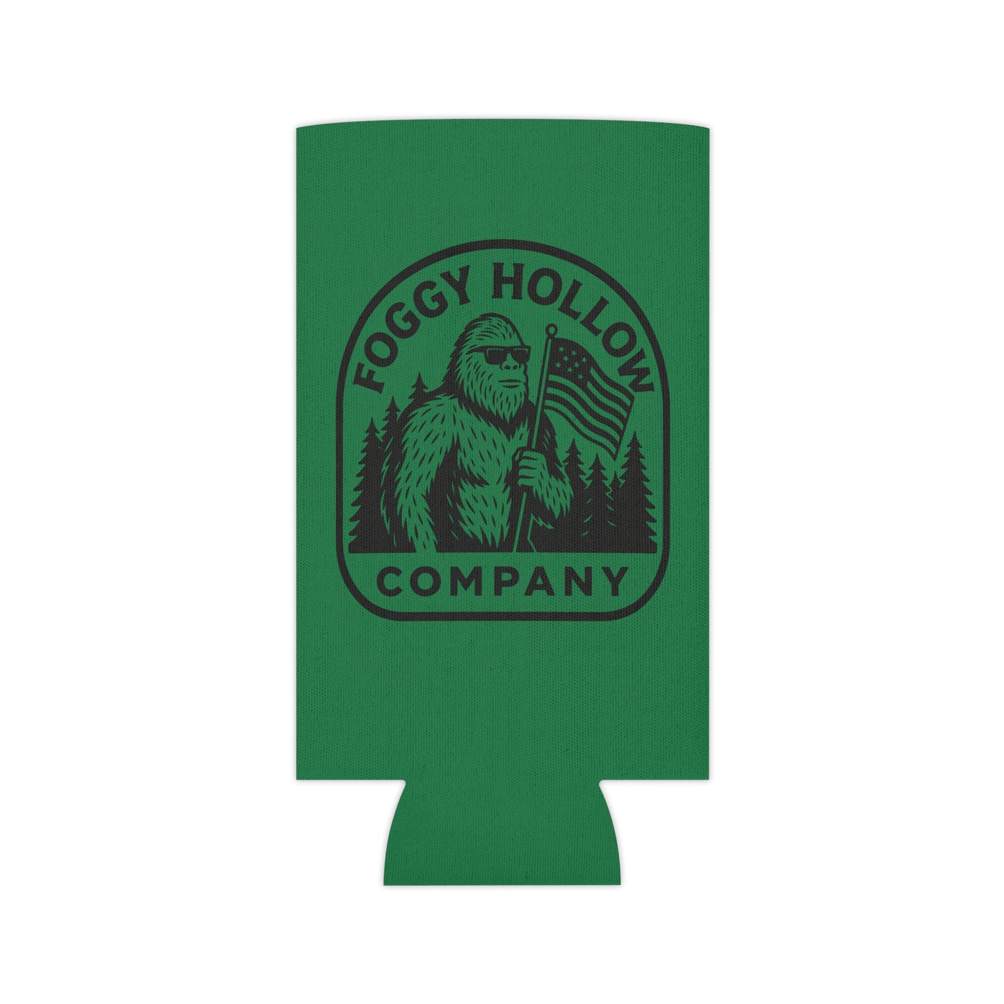 Sasquatch Can Cooler, Party Gift, Outdoor Fun Accessory, BBQ Cooler Sleeve, Unique Beverage Insulator, Camping Gear