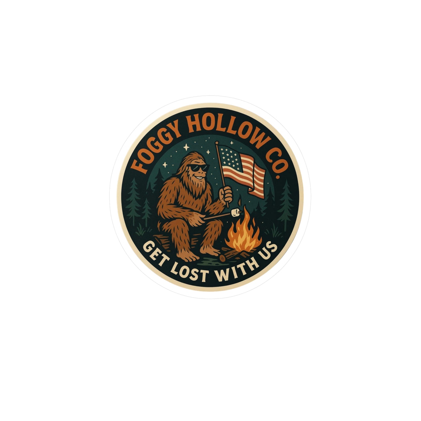Foggy Hollow Co. Vinyl Sticker