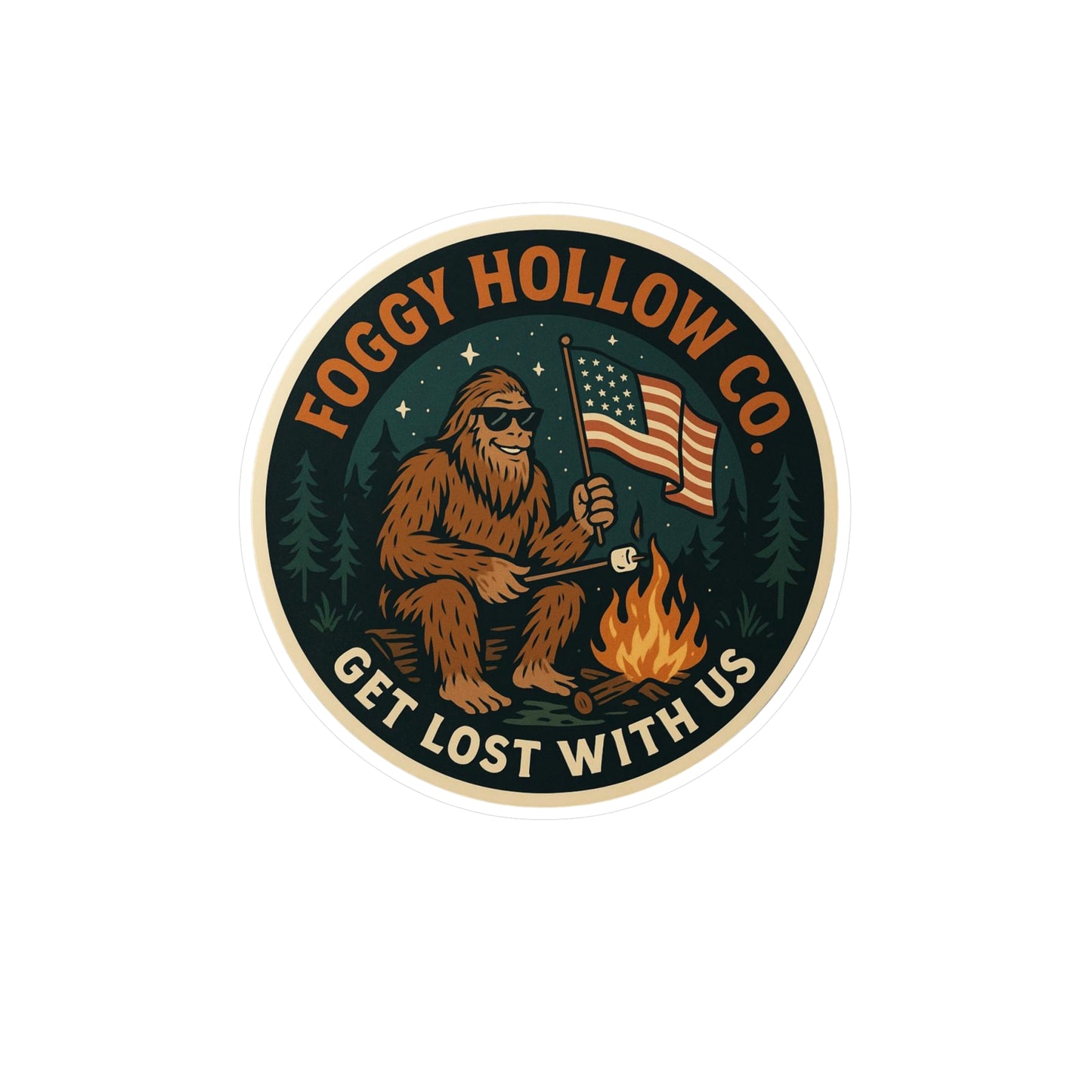 Foggy Hollow Co. Vinyl Sticker