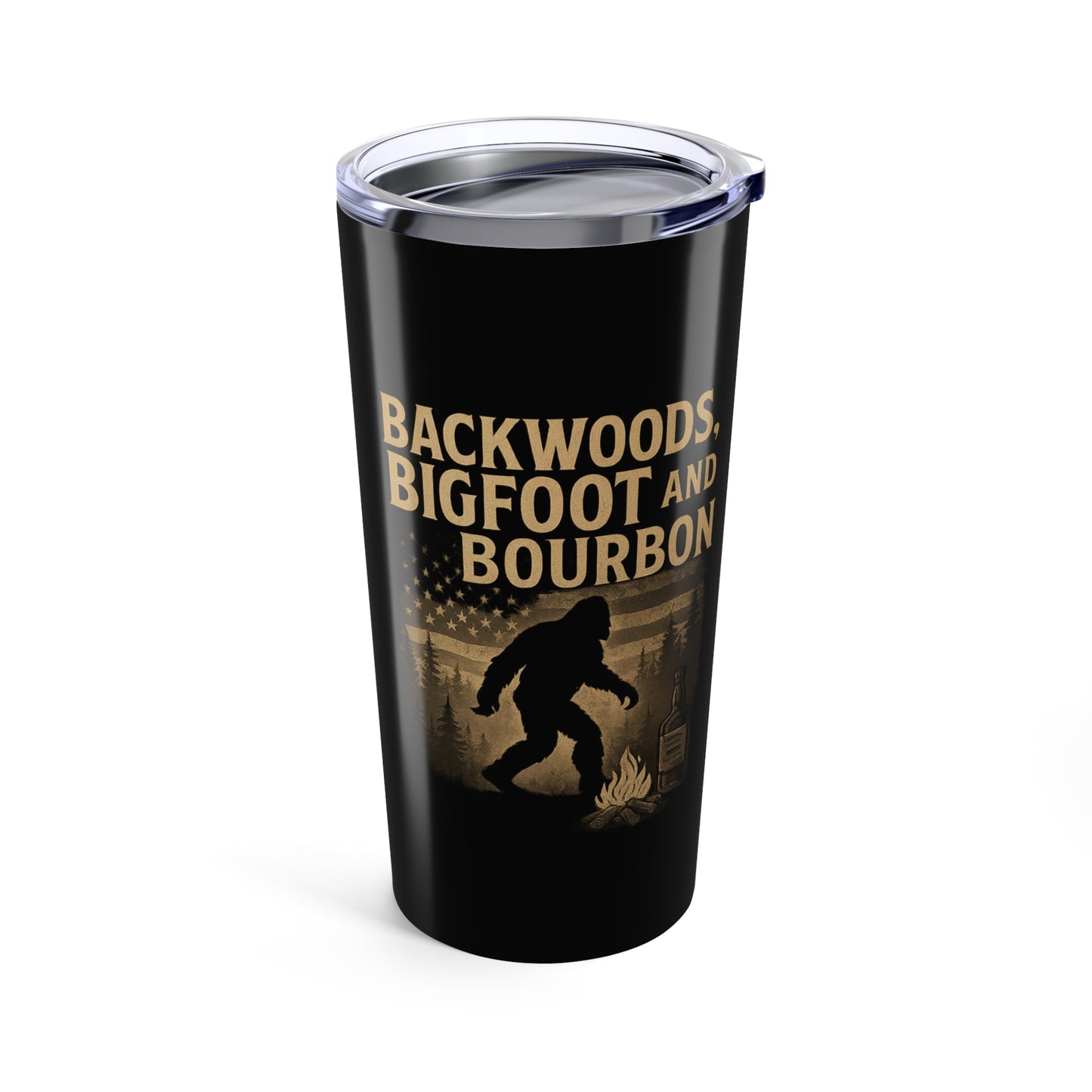 Backwoods, Bigfoot, and Bourbon 20oz Tumbler