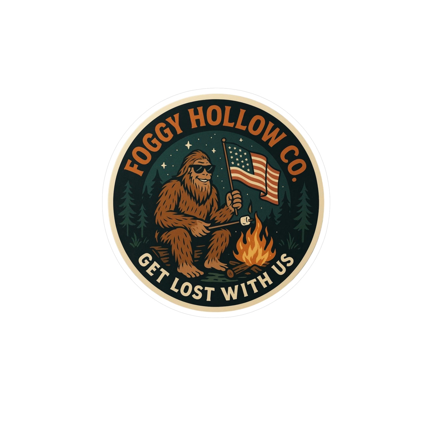 Foggy Hollow Co. Vinyl Sticker