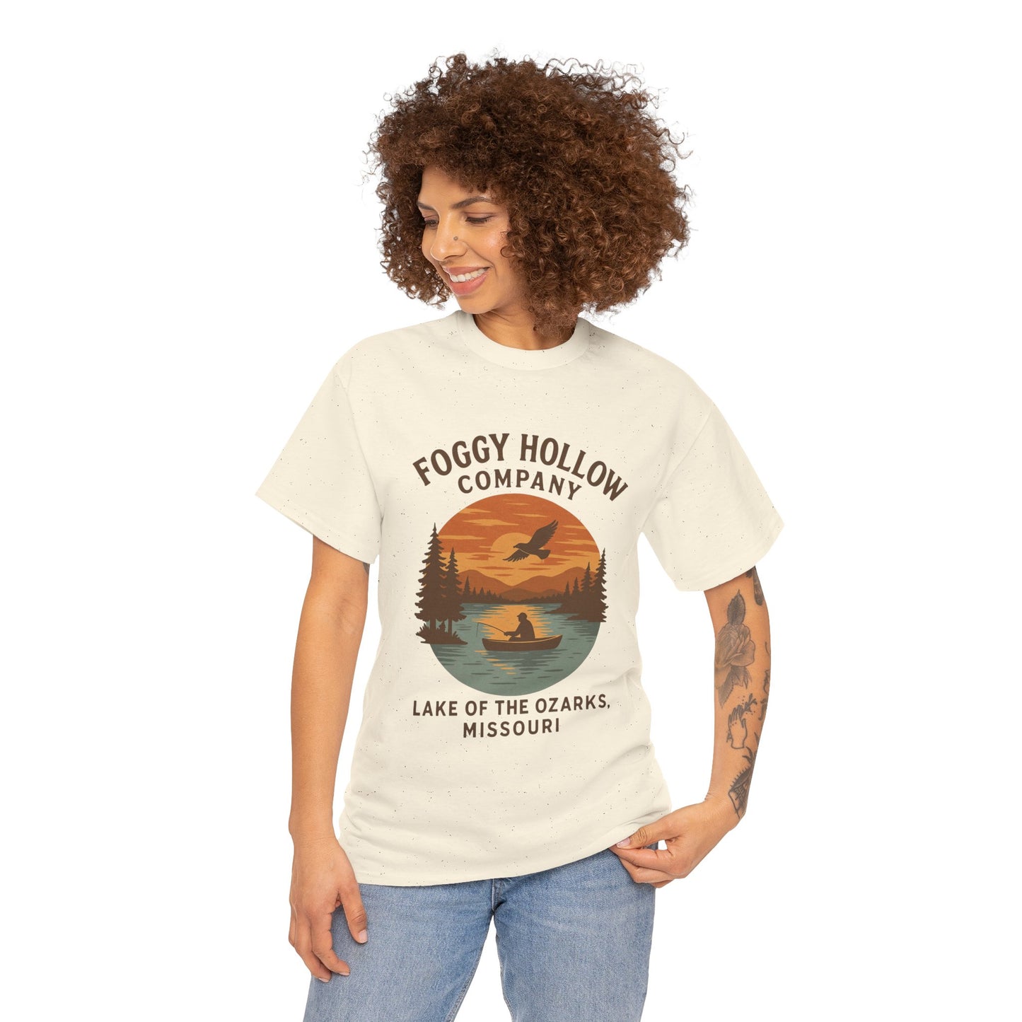 Lake of the Ozarks Edition Foggy Hollow Co. Unisex Heavy Cotton Tee