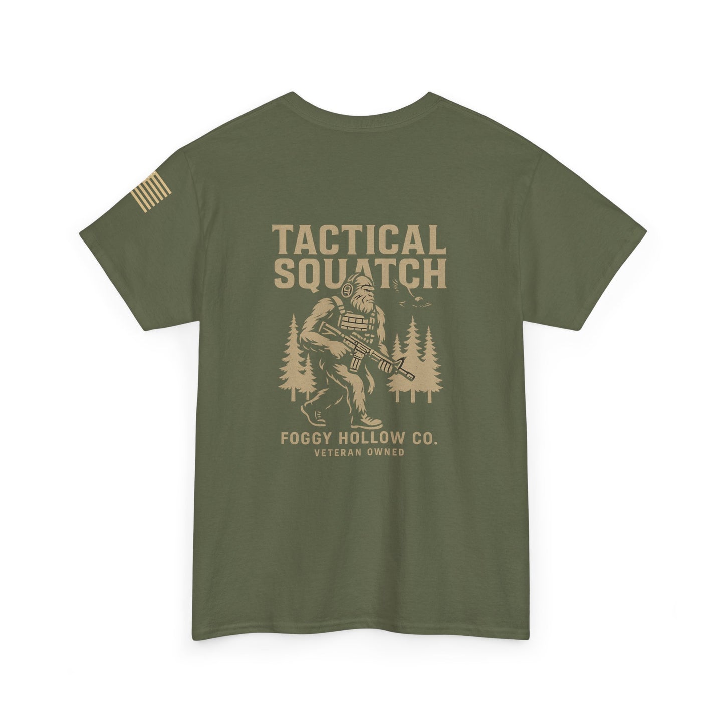 Tactical Squatch Edition Foggy Hollow Co. Unisex Heavy Cotton Tee