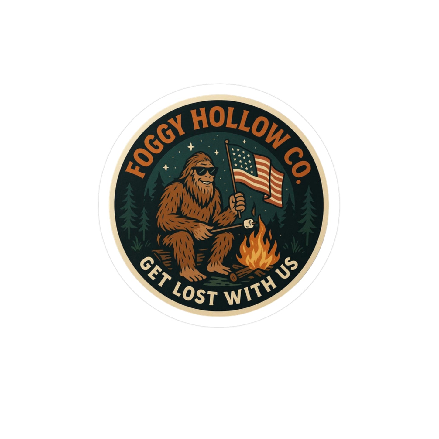 Foggy Hollow Co. Vinyl Sticker