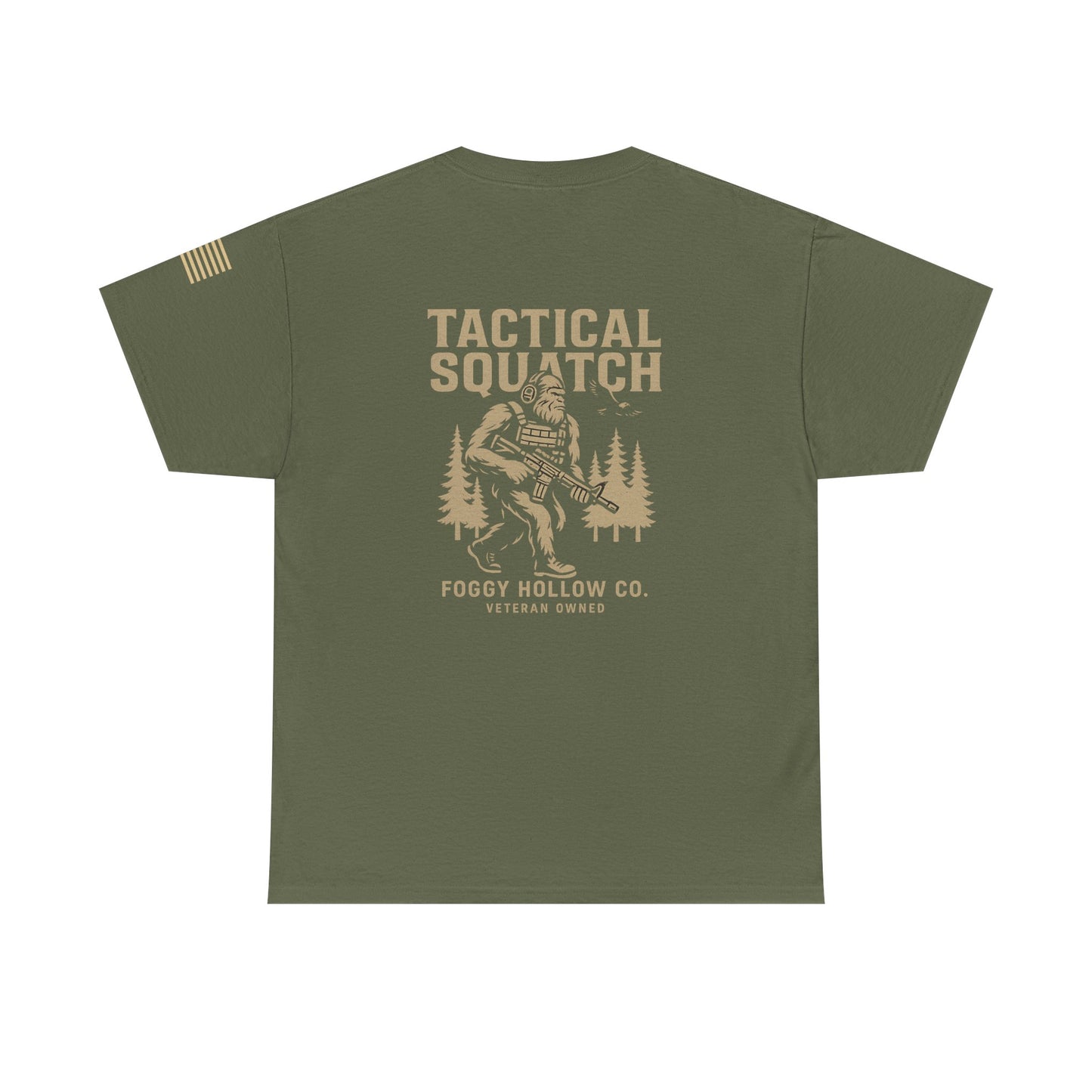 Tactical Squatch Edition Foggy Hollow Co. Unisex Heavy Cotton Tee