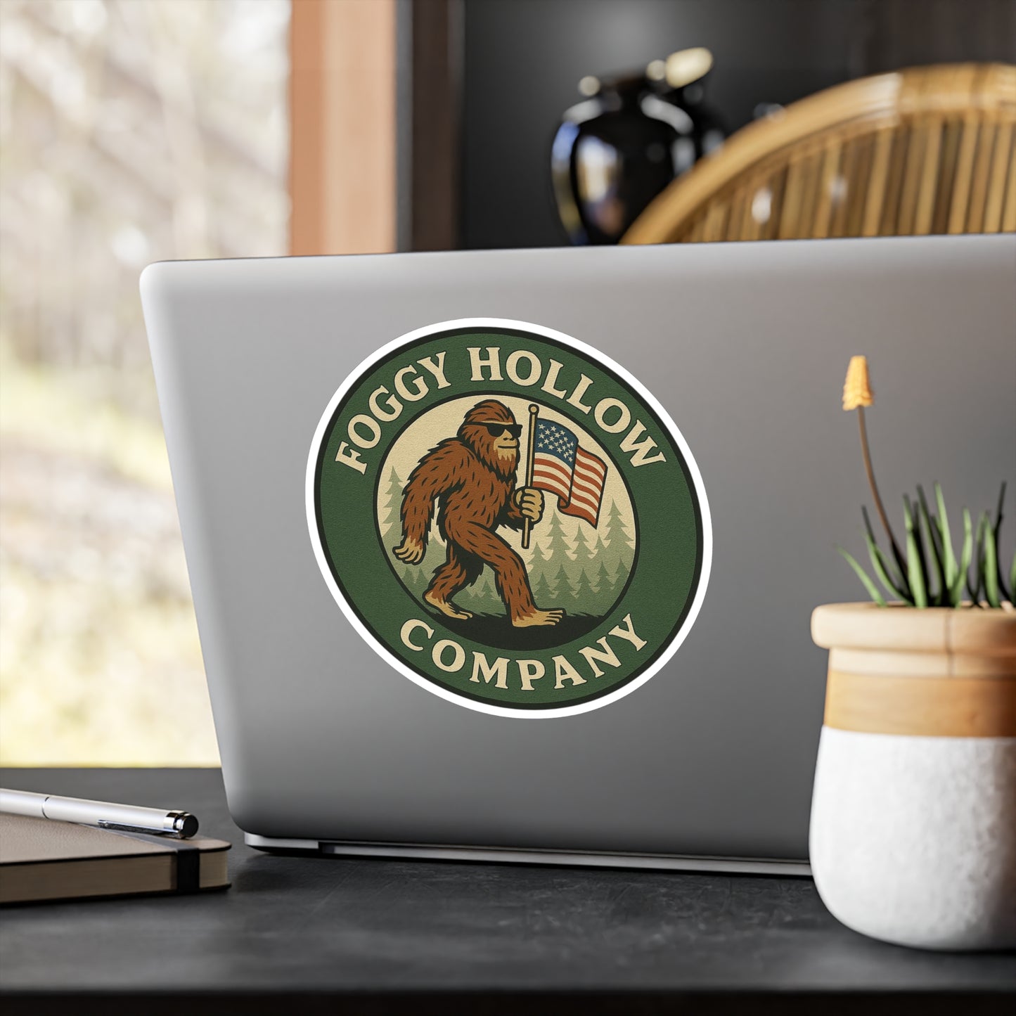 Foggy Hollow Co. Vinyl Patch Sticker