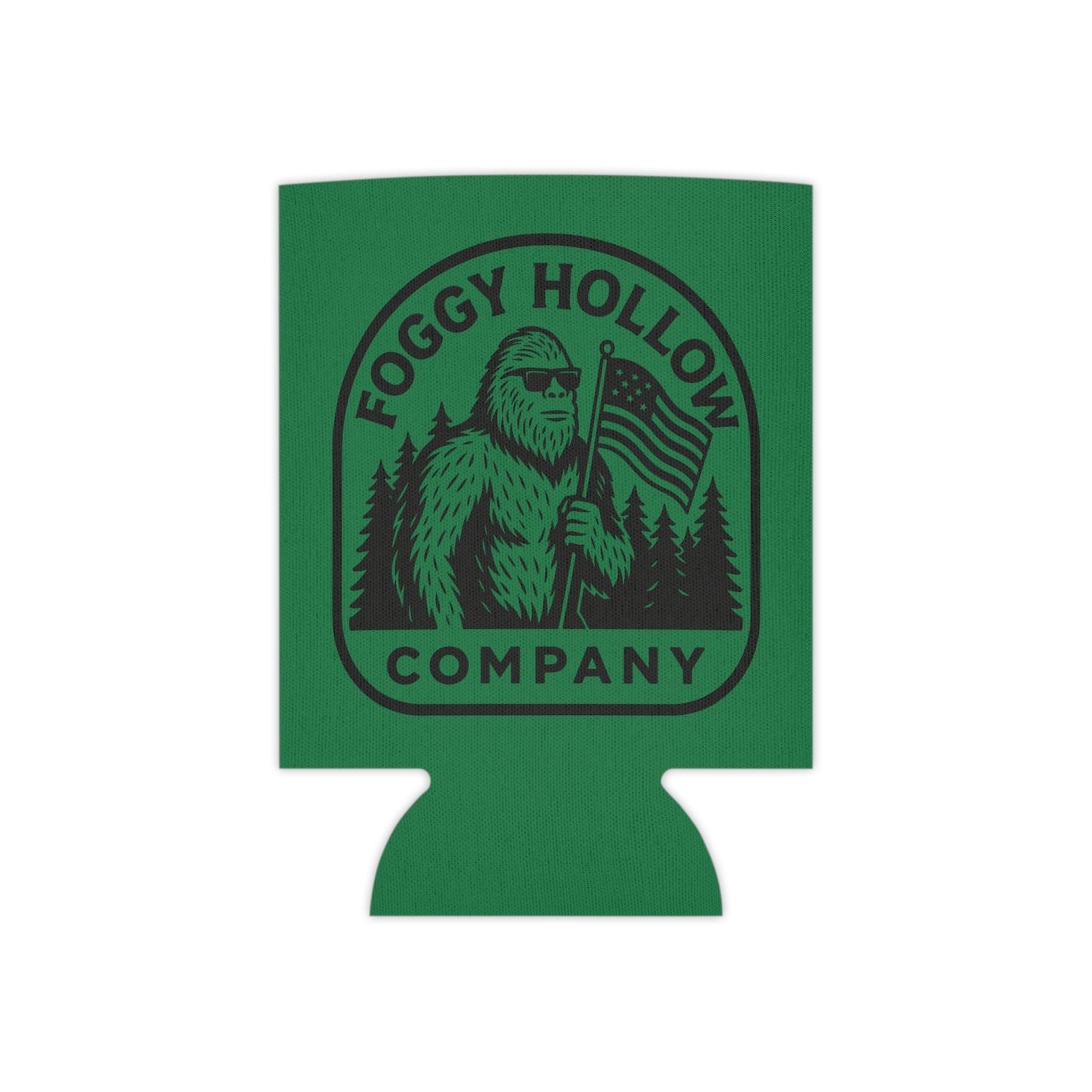 Sasquatch Can Cooler, Party Gift, Outdoor Fun Accessory, BBQ Cooler Sleeve, Unique Beverage Insulator, Camping Gear