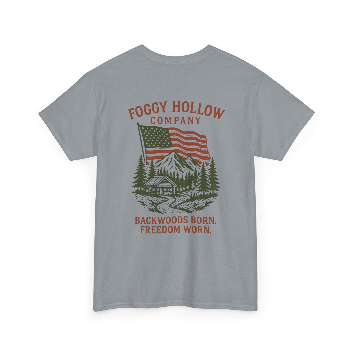 Patriotic Edition Foggy Hollow Co. Unisex Heavy Cotton Tee