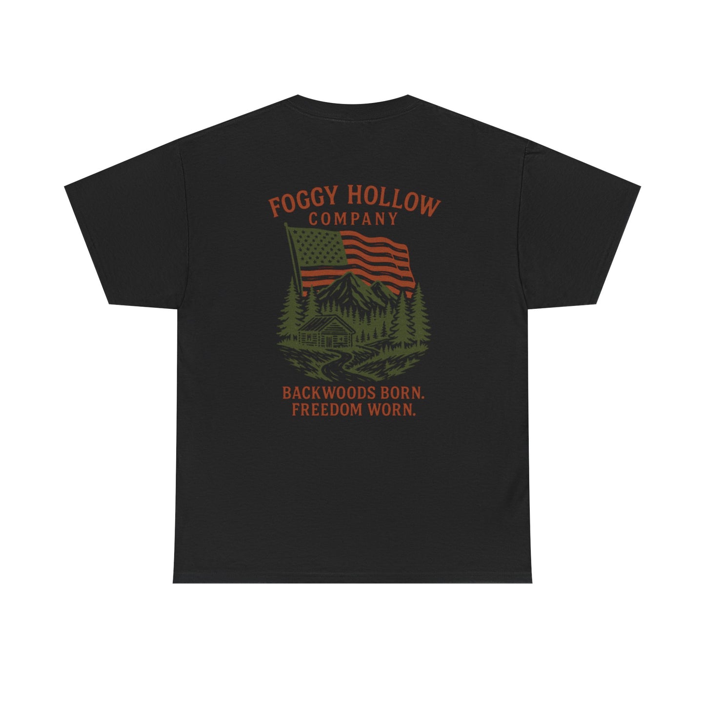 Patriotic Edition Foggy Hollow Co. Unisex Heavy Cotton Tee