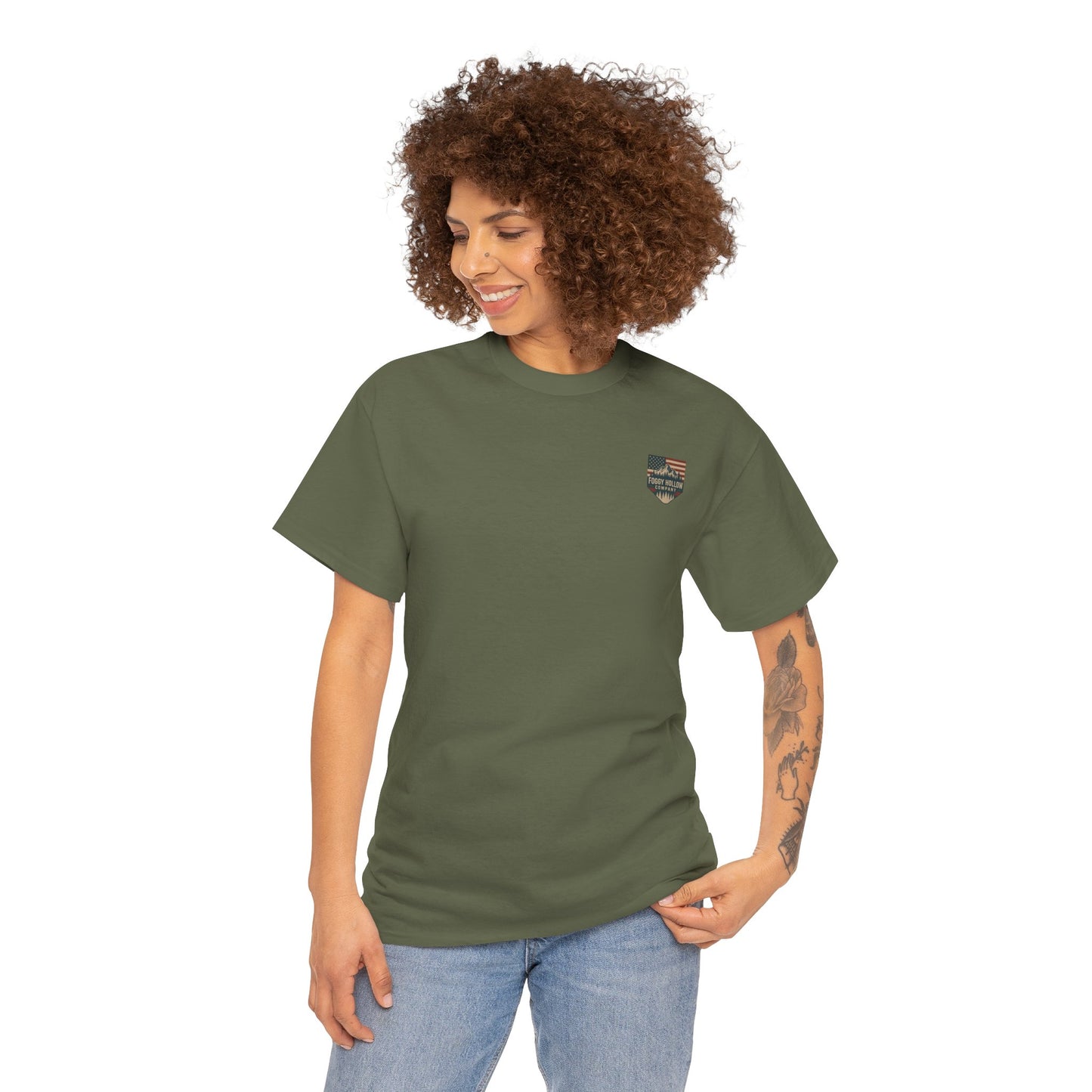 Patriotic Edition Foggy Hollow Co. Unisex Heavy Cotton Tee