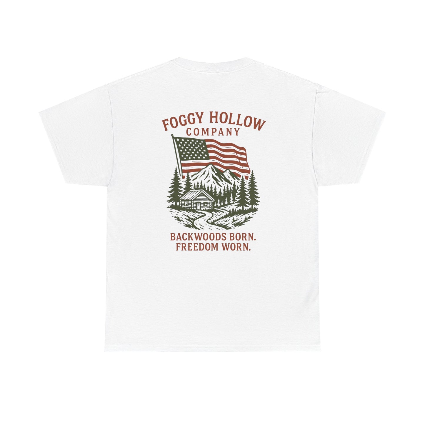 Patriotic Edition Foggy Hollow Co. Unisex Heavy Cotton Tee