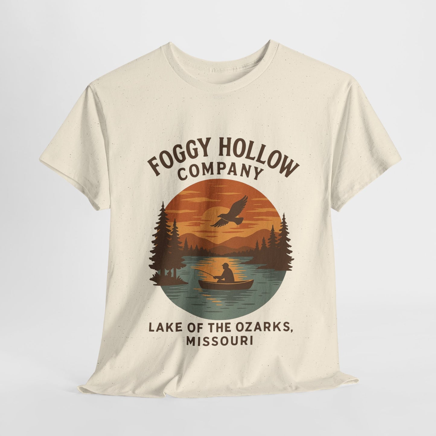 Lake of the Ozarks Edition Foggy Hollow Co. Unisex Heavy Cotton Tee