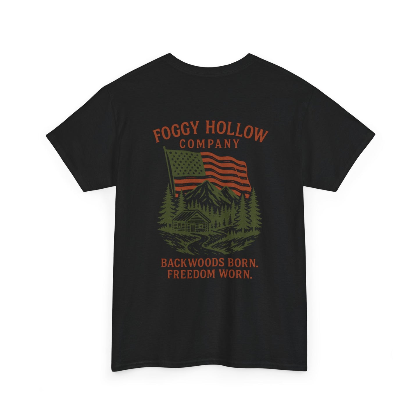 Patriotic Edition Foggy Hollow Co. Unisex Heavy Cotton Tee