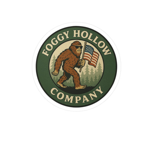 Foggy Hollow Co. Vinyl Patch Sticker